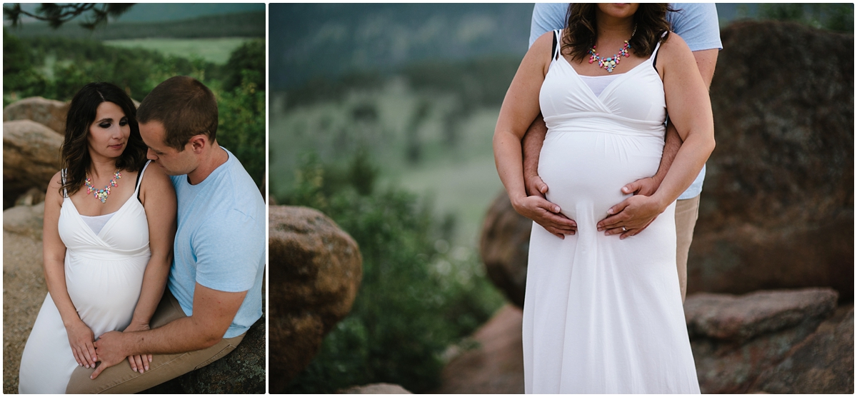 mountain maternity session