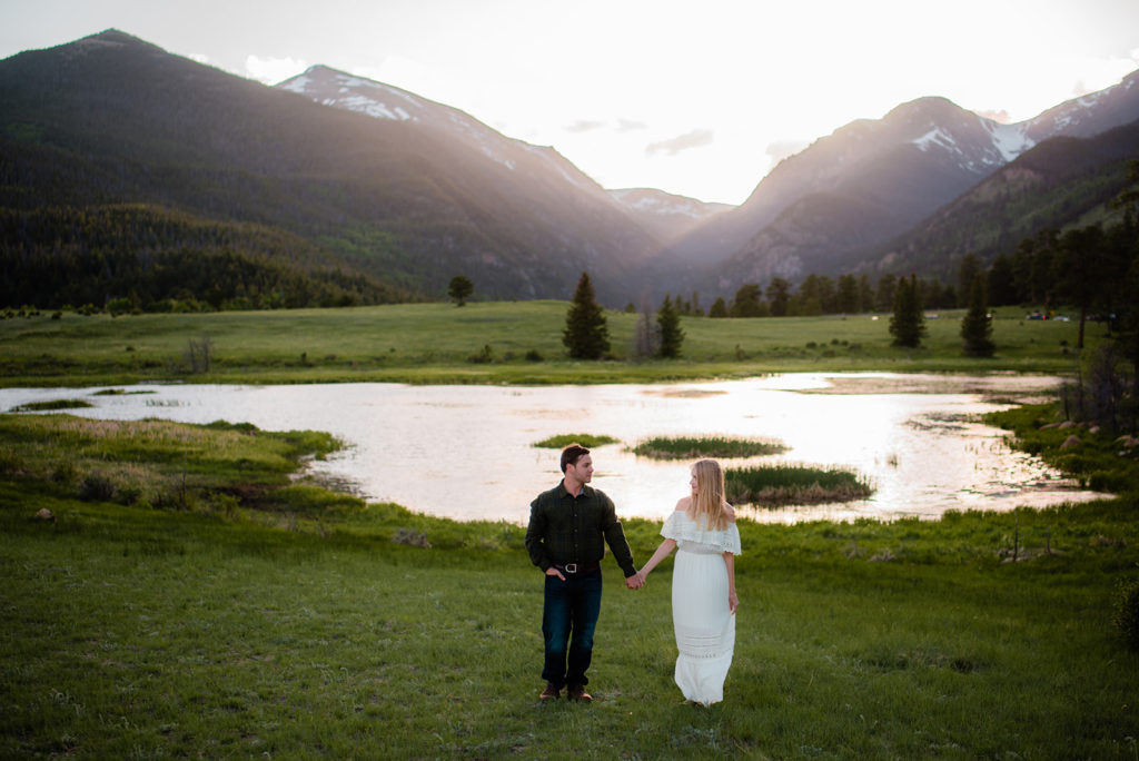 Engagement Photos in Rocky Mountain National Park